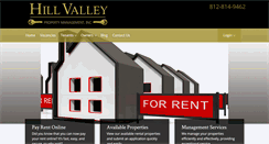 Desktop Screenshot of hillvalleyproperties.com